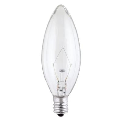 25 Watt B9 1/2 Torpedo Incandescent Light Bulb