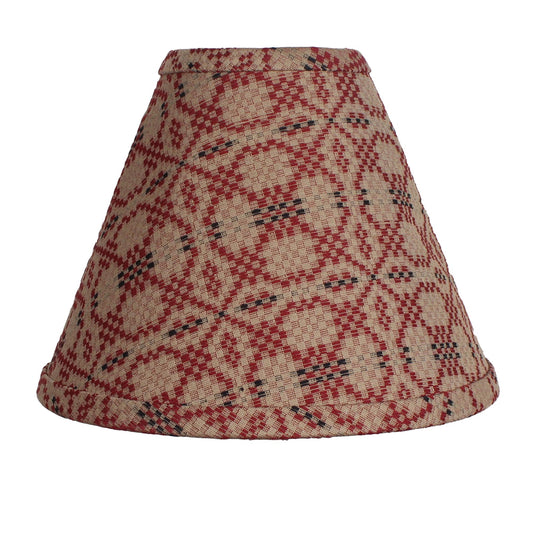 Kendall Jacquard Red 10" Lamp Shade
