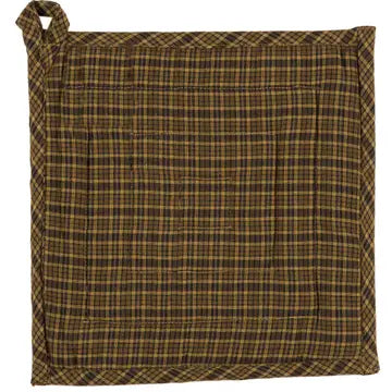 Tea Cabin Patchwork Log Cabin Pot Holder