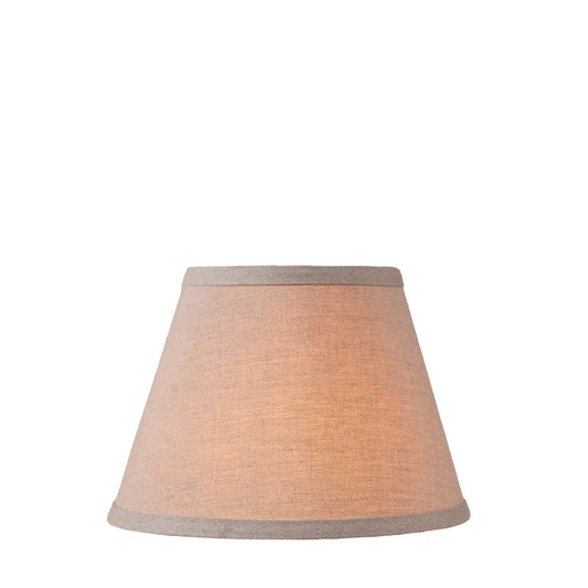 Beige lampshade on a white background