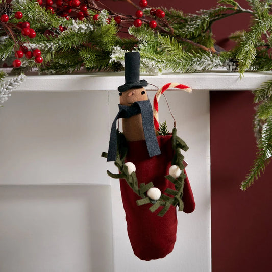 Snowman Mitten Doll