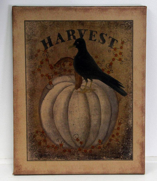 11X14 Harvest Pumpkin Canvas Print