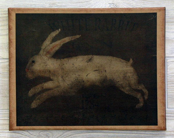 11X14 White Rabbit Inn Canvas Print – The Tin Bin