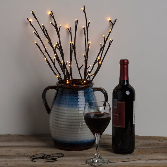 60 Light Small Battery Operated Willow Twig