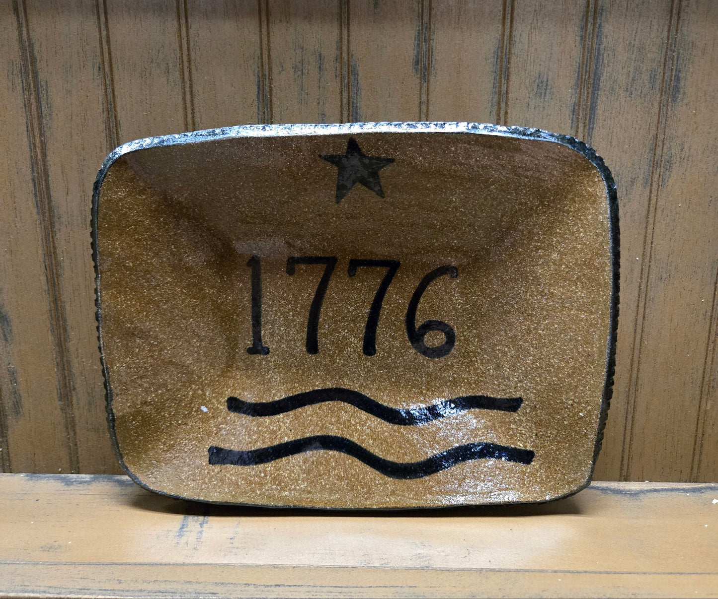 1776 Stoneware Plate