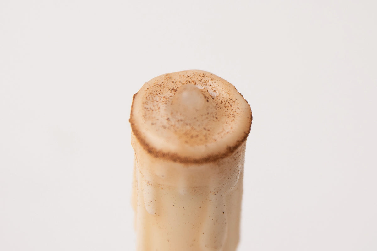 Primitive Cream LED Timer Taper Candle