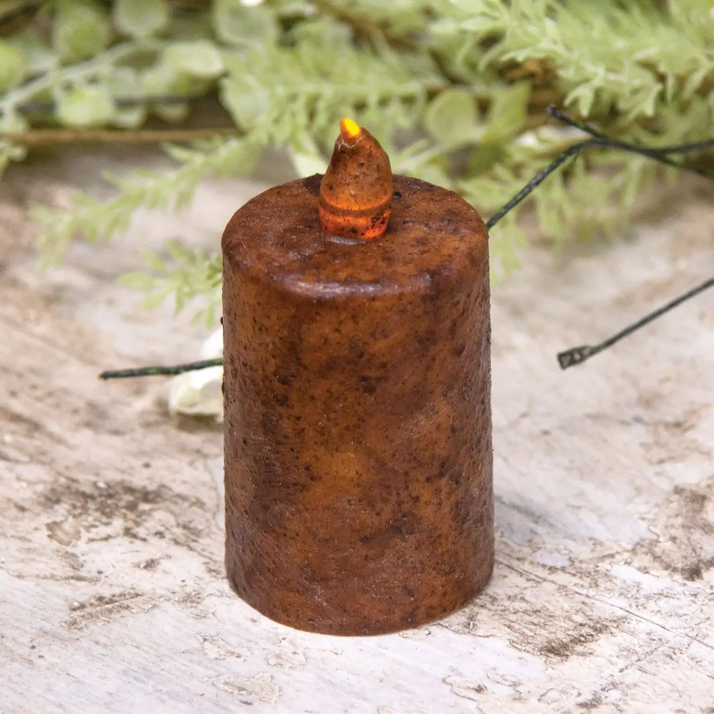 Burnt Mustard Timer Pillar - 2'' X 3''
