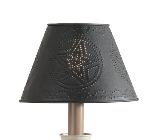 METAL STAR SHADE - 6" - BLACK