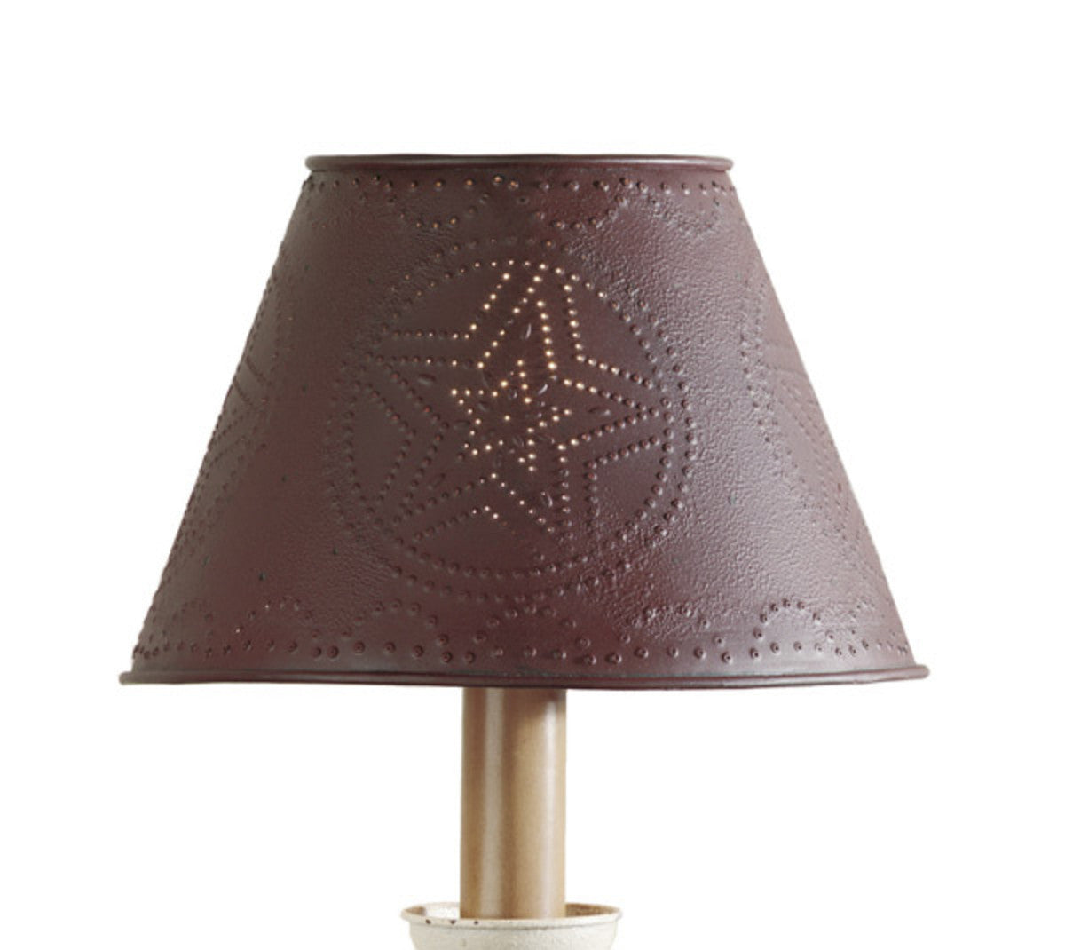 METAL STAR SHADE - 10" - RED
