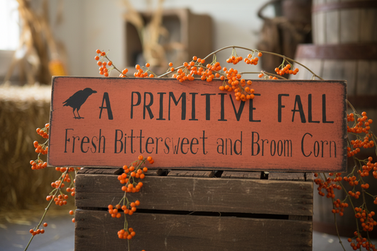A Primitive Fall Sign