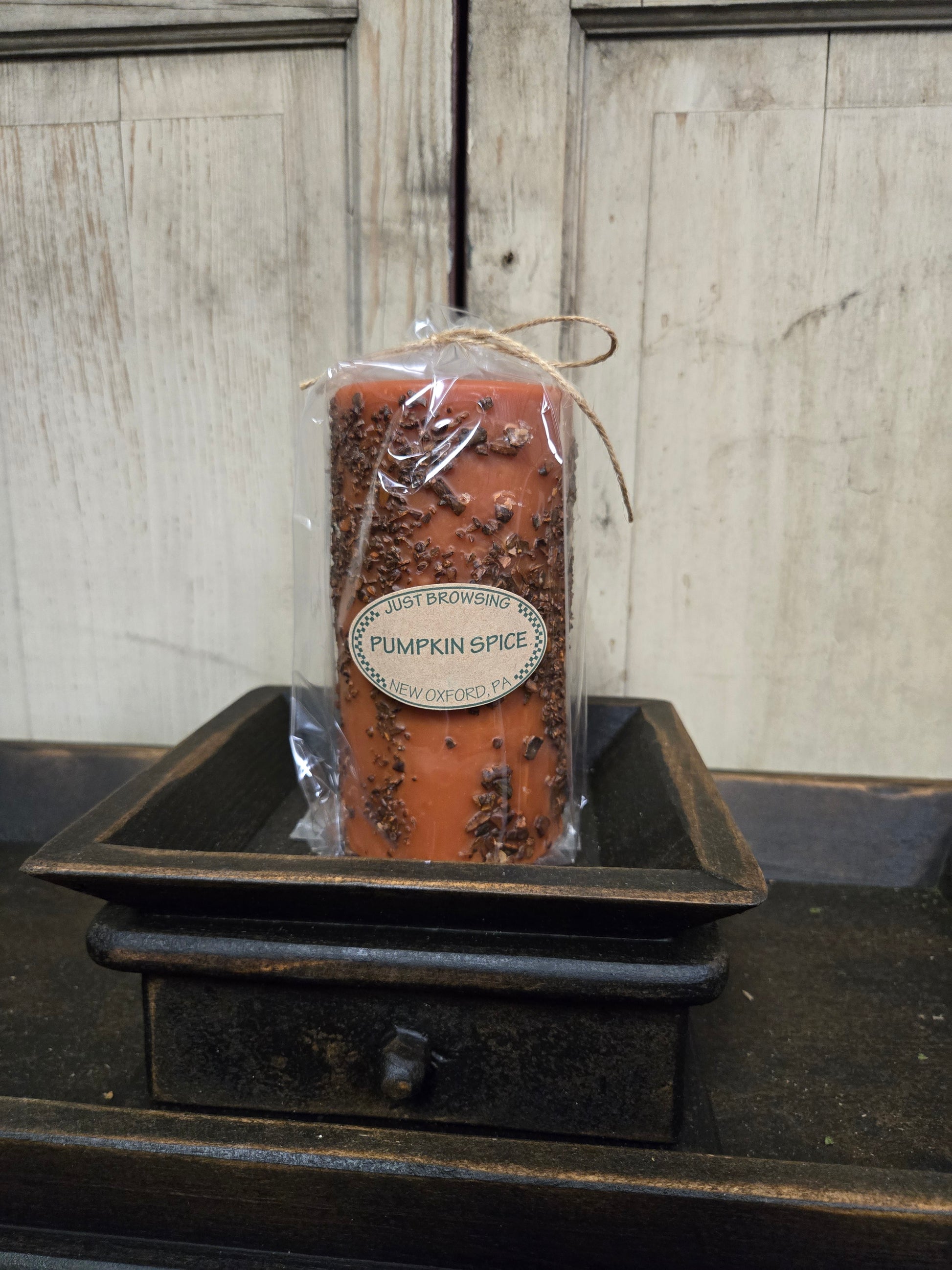 Pumpkin Spice Pillar Candle 3 x 6