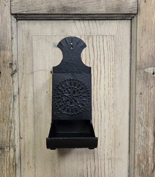 Match Box in Textured Black