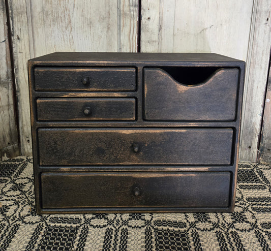 Primitive Colonial Keeper Cubby - Black