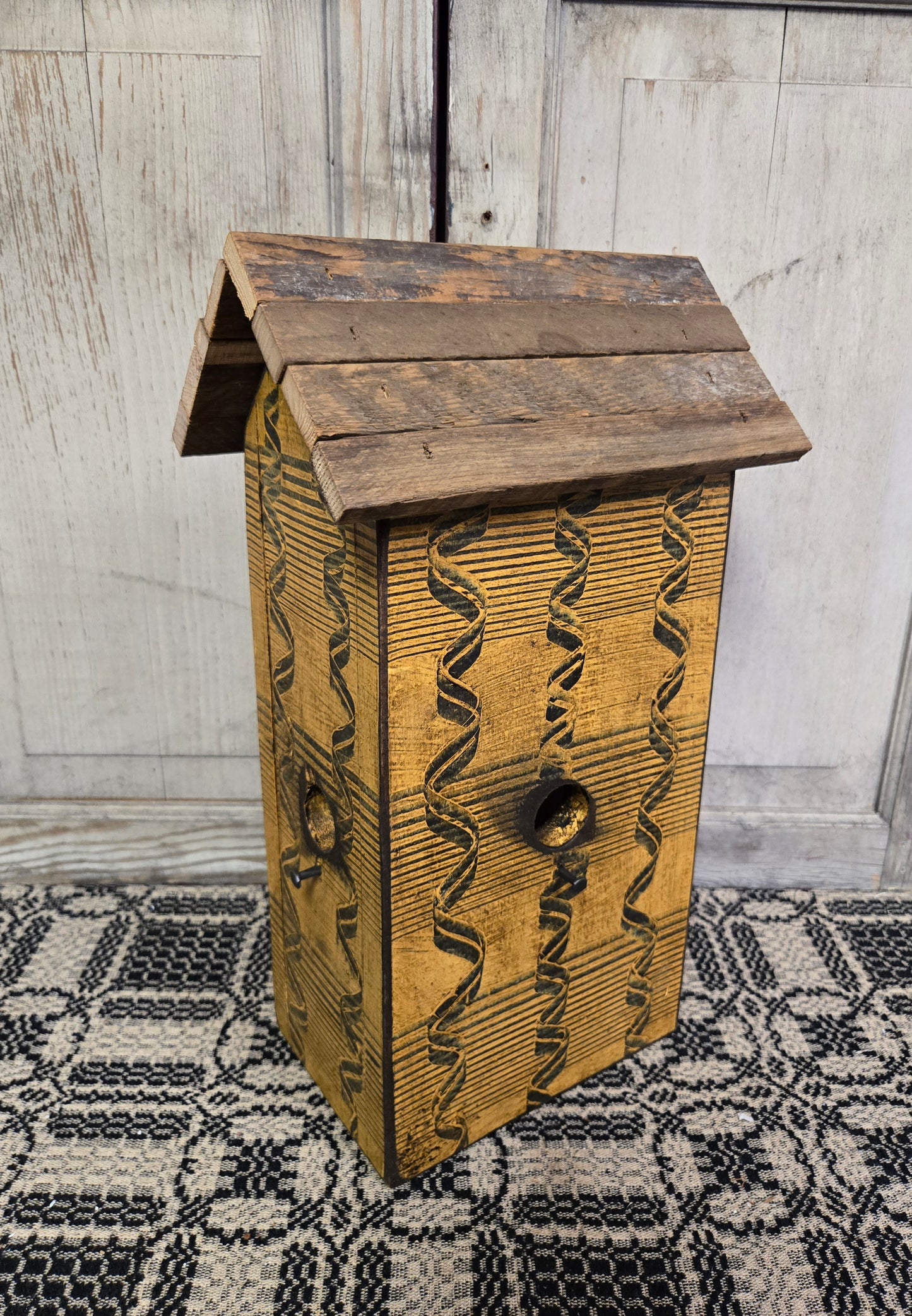 Collection of Combed Birdhouses