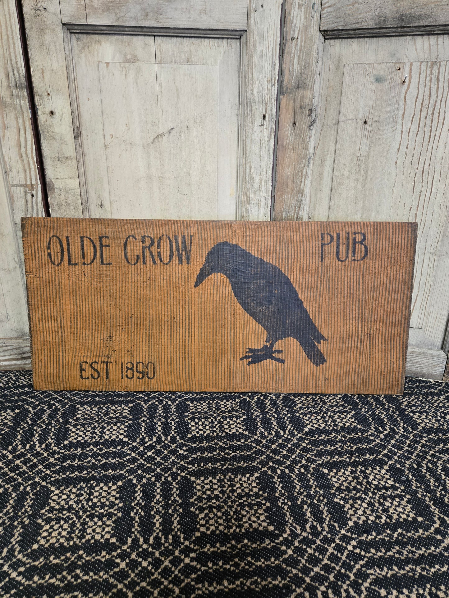 Collection of Hand-painted Combed Signs