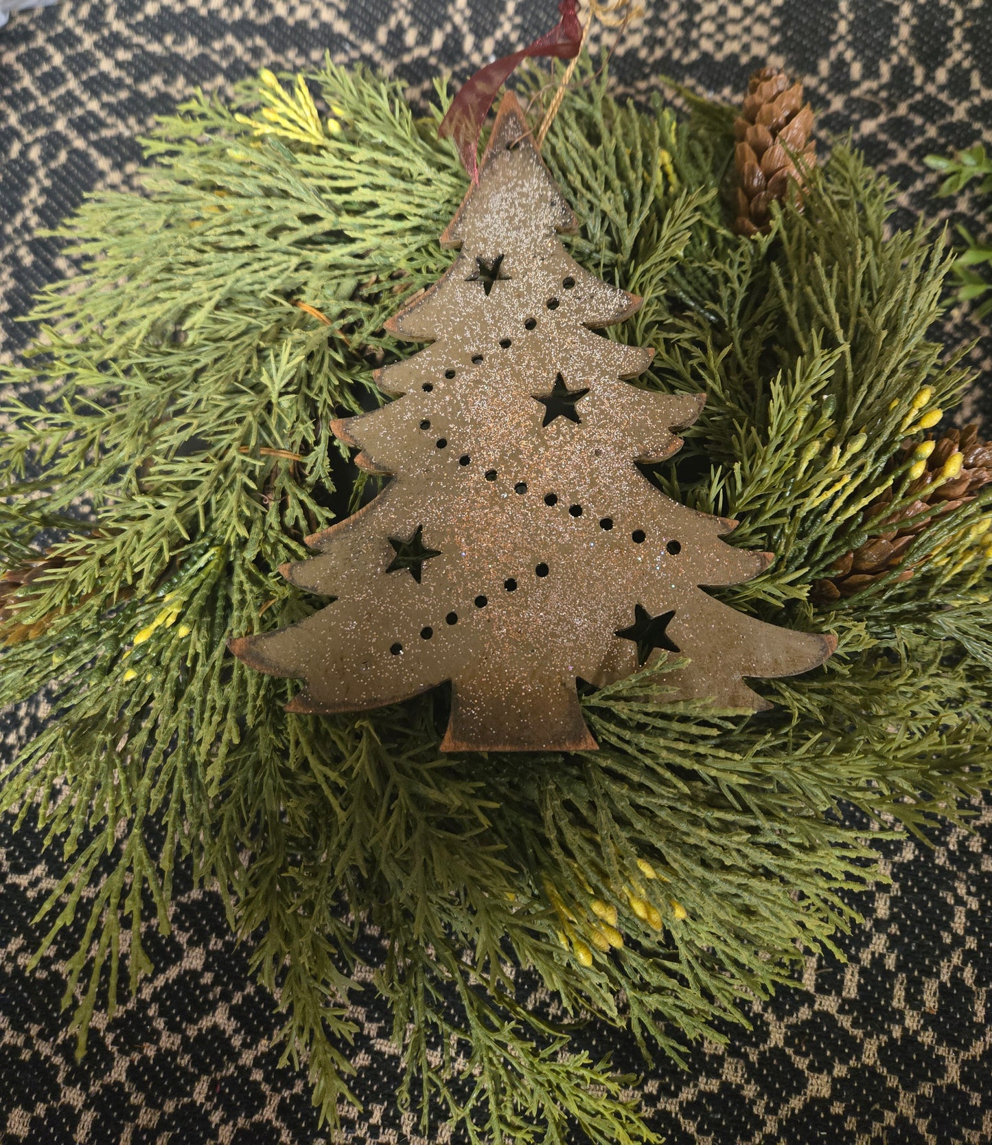 Primitive Christmas Tree Ornament