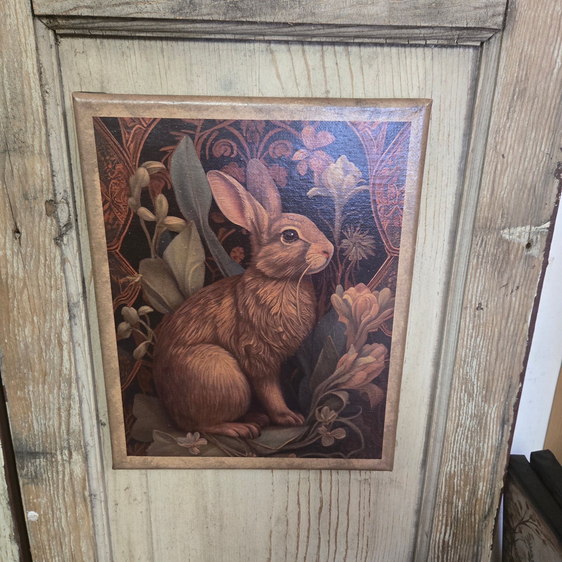 8 x 10 Nouveau Bunny Canvas Print
