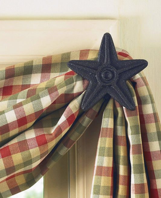 CAST STAR CURTAINS HOOK - BLACK