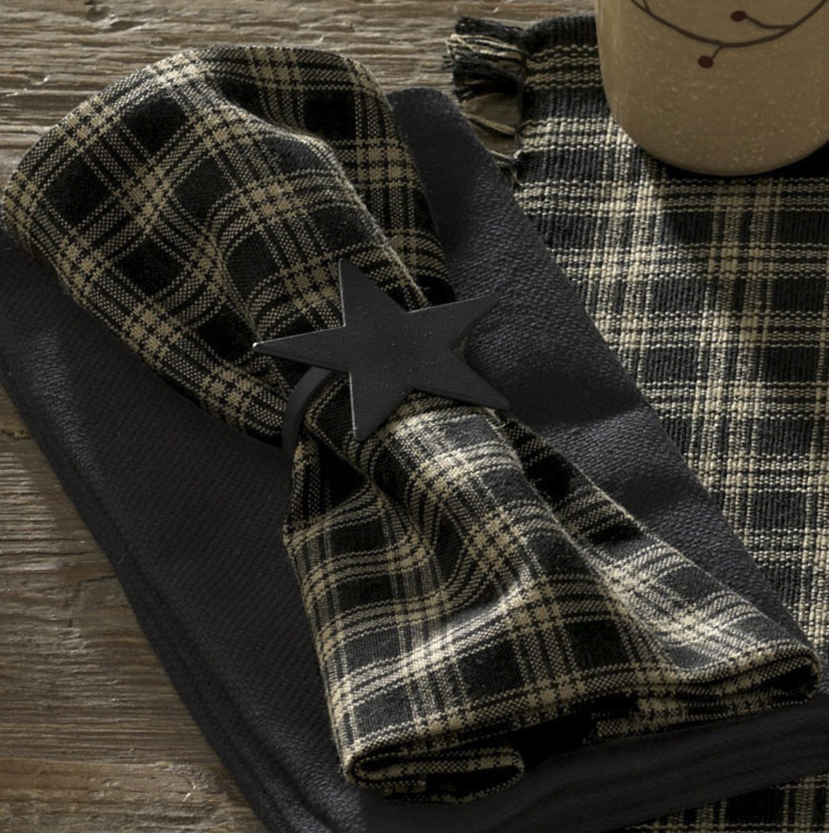 STURBRIDGE NAPKIN - BLACK