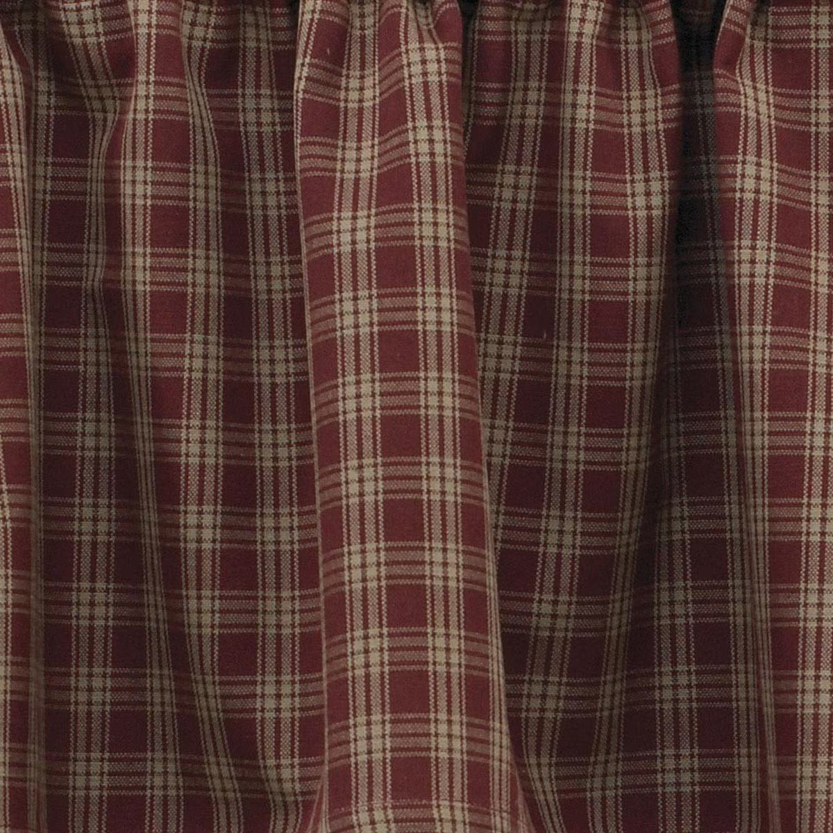 Sturbridge Lined Gathered Swag - 36"L - Wine