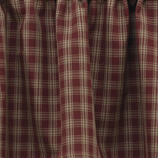Sturbridge Lined Gathered Swag - 36"L - Wine