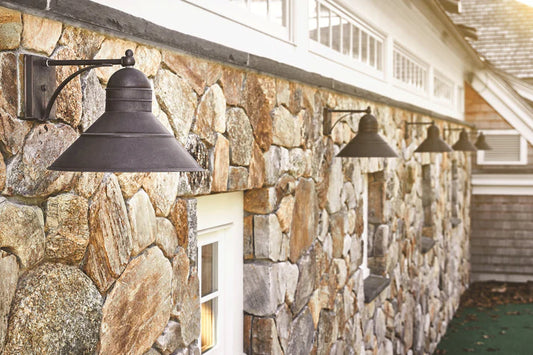 Barn Wall Light Large Antique Brass