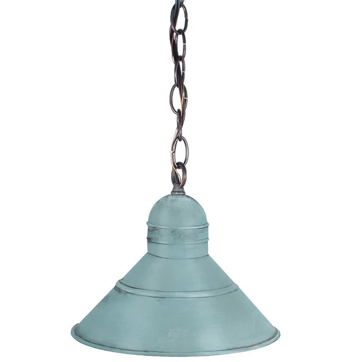 Medium Barn Hanging Light - Verdi Gris