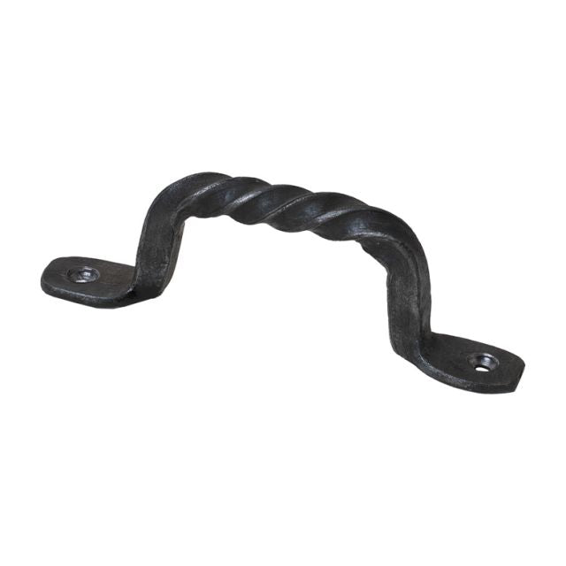 Twisted Wrought Iron Cabinet Pull Handle