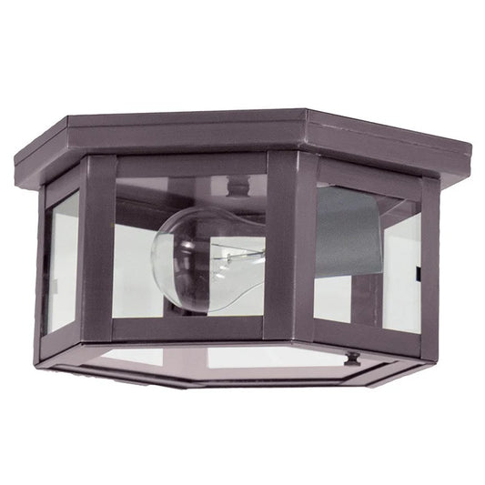 Lutton Tavern Flushmount Light Dark Brass