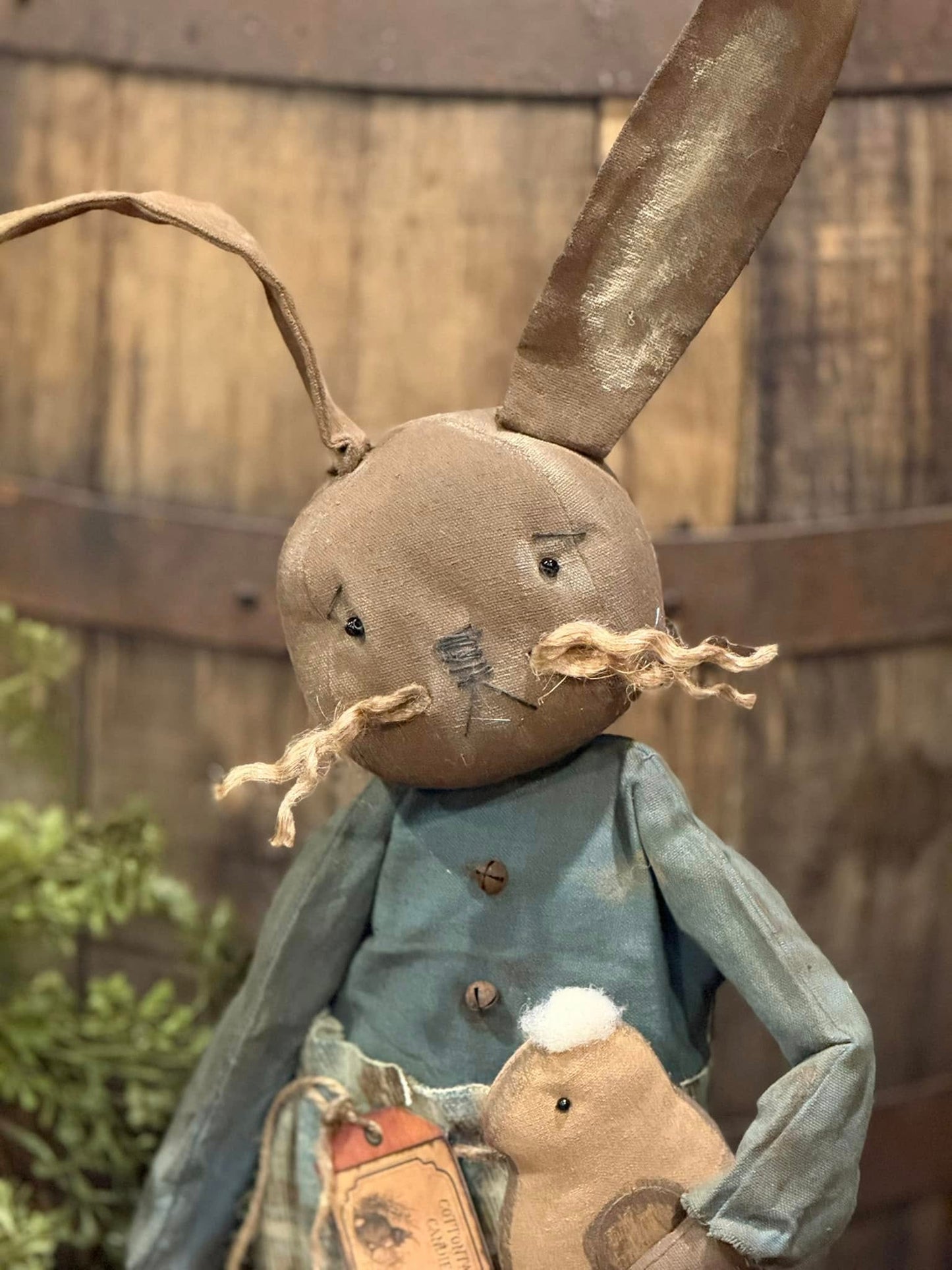 Primitive Mrs. Cotton Bunny