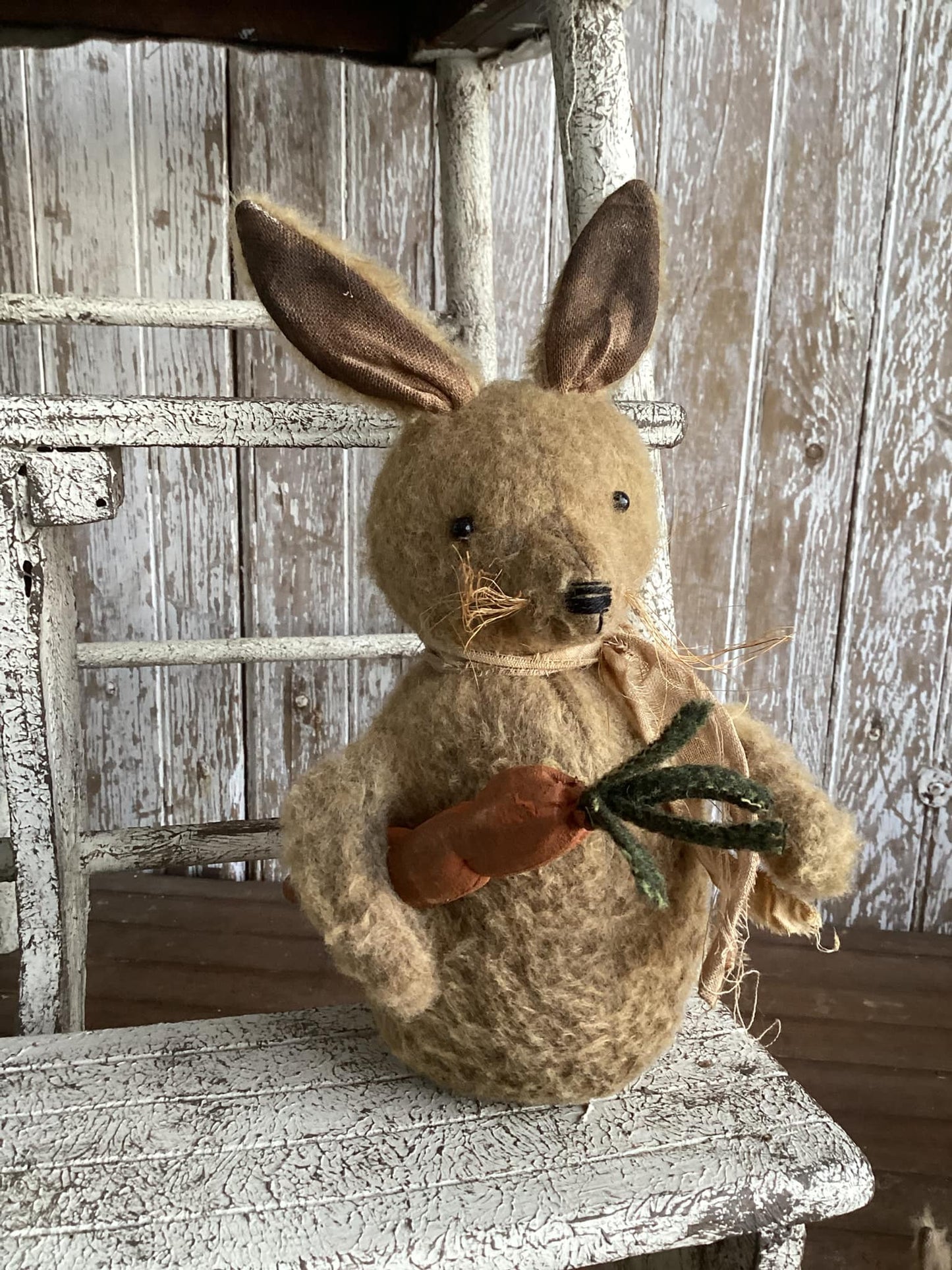 Primitive Bunny with Carrot