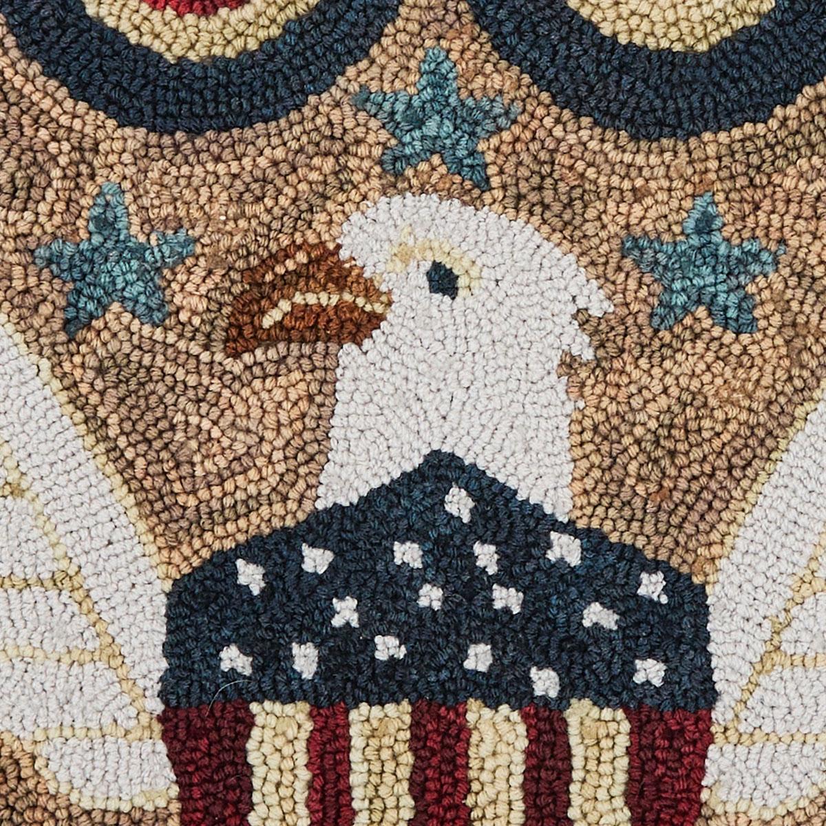Sweet Land of Liberty Hooked Rug