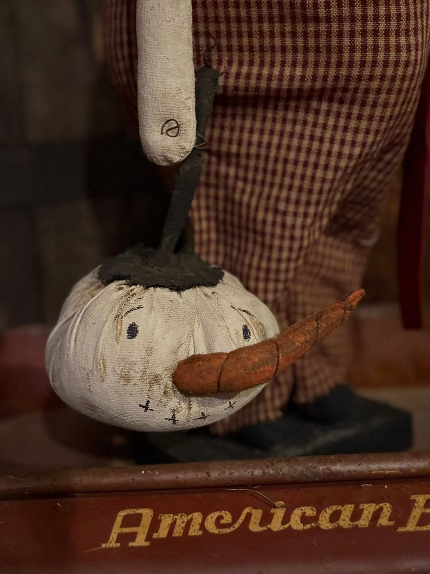 Primitive Lou Snowman
