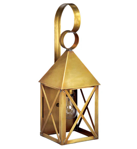 York Wall Light with X Bars - Medium