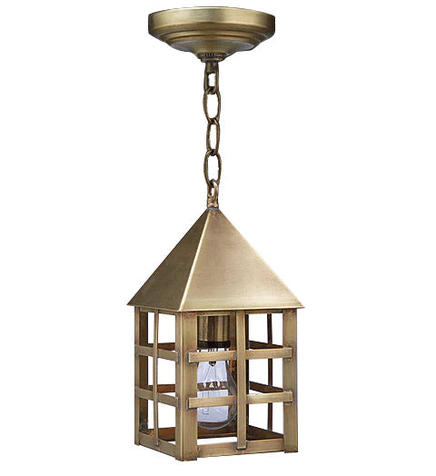 York Hanging Light with H Bars - Small