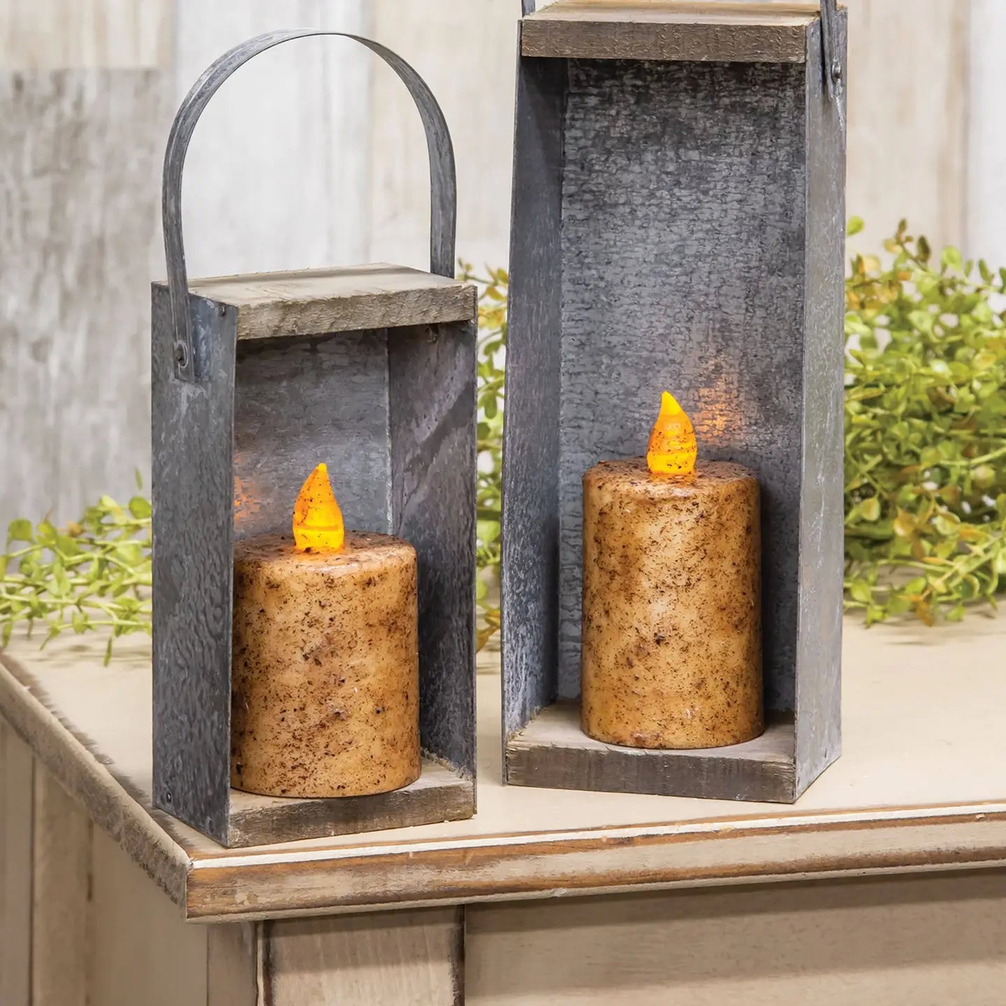 Burnt Ivory Pillar - 2 X 3'' - Timer