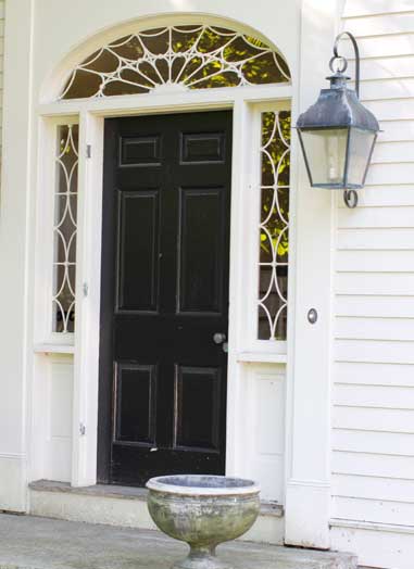 Stanfield Extra Large Wall Light with Top and Bottom Scrolls - Dark Brass