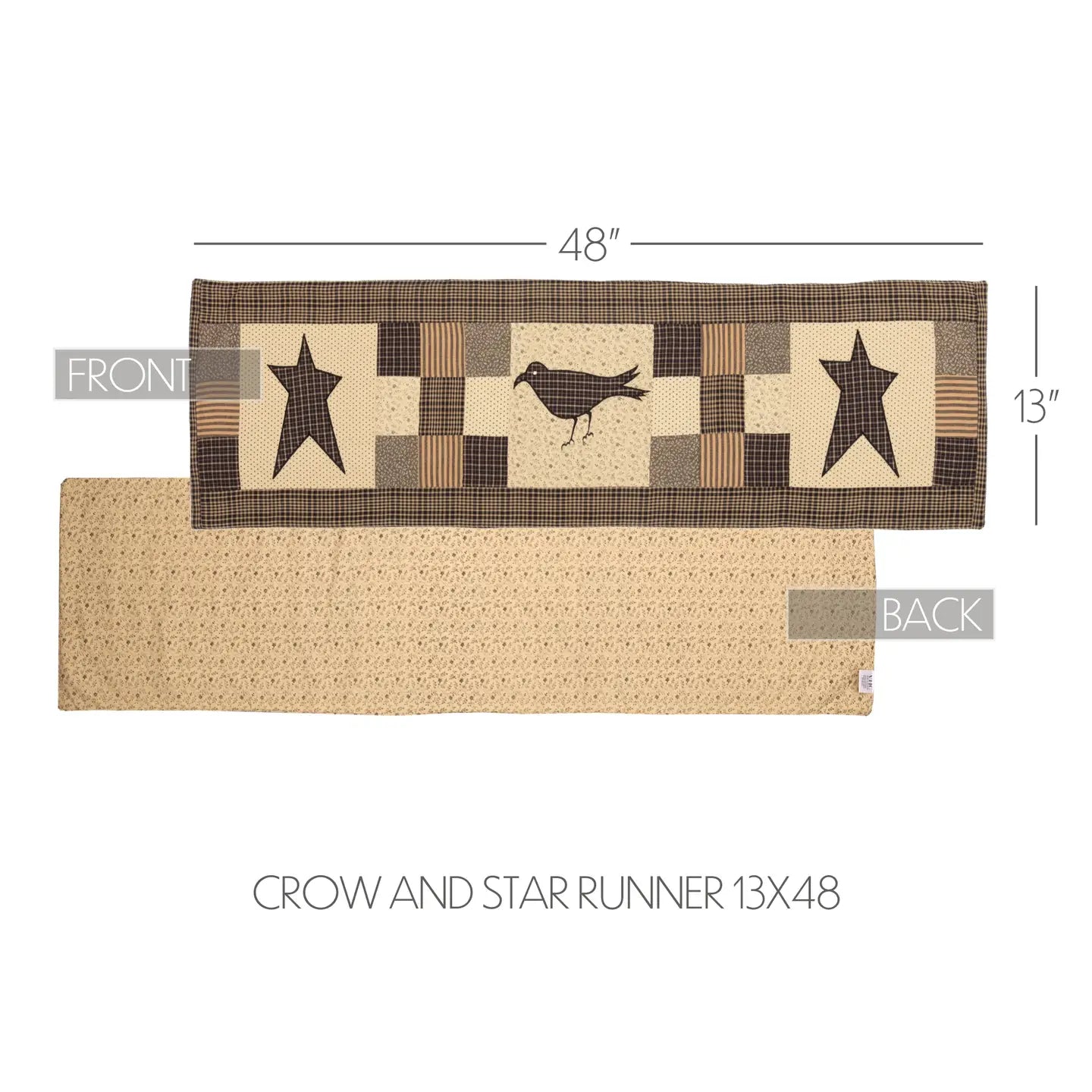 Kettle Grove Runner Crow and Star