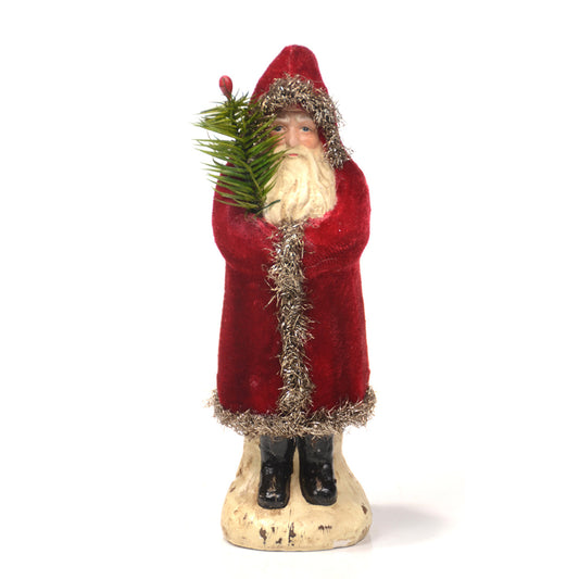 8" Deep Red Velvet Belsnickel