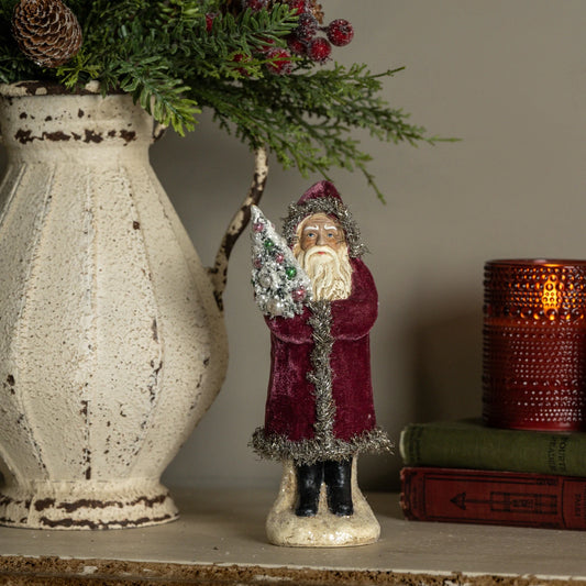 8" Plum Velvet Belsnickel