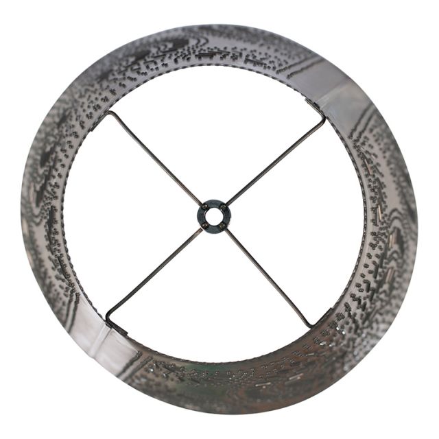 14-Inch Fireside Shade with Chisel in Kettle Black