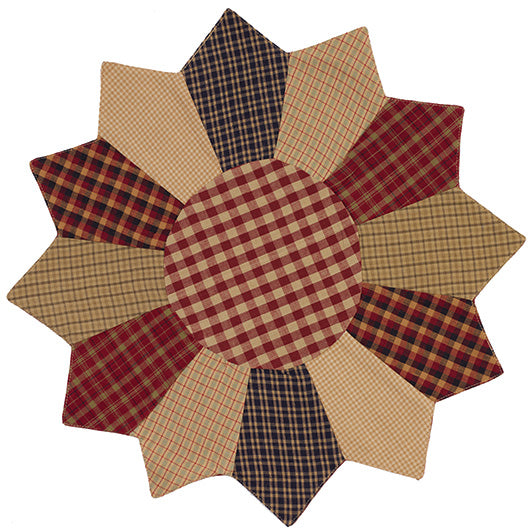 Cranberry Patchwork Mat