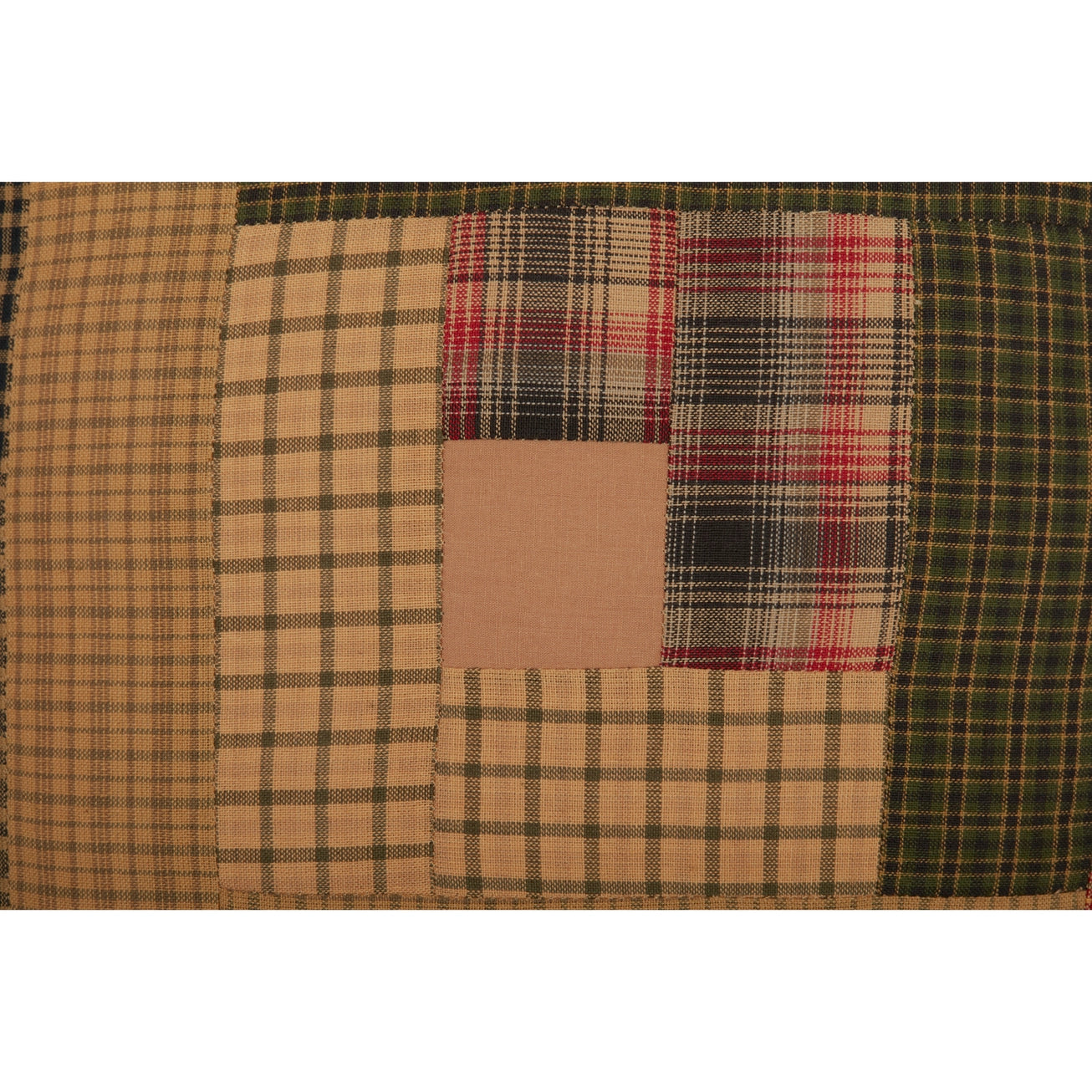 Tea Cabin Patch Throw Pillow