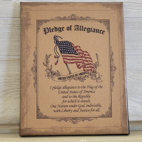 Pledge of Allegiance Canvas Print