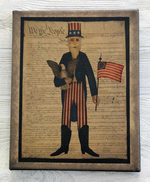 8X10 We The People Canvas Print