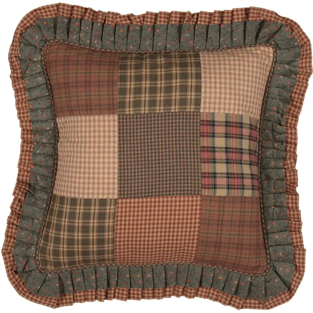 Crosswoods Patchwork Throw Pillow