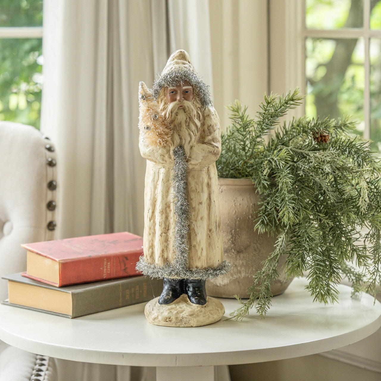 14" Vintage White Belsnickel