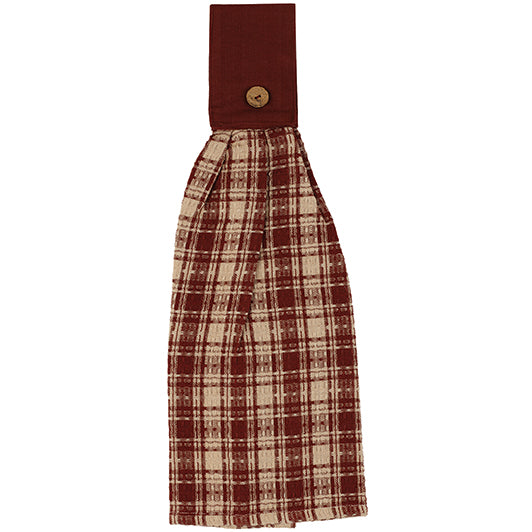Barn Red Lexington Hand Towel w/Tab