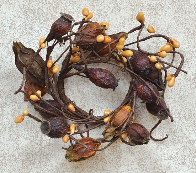 Dried Rose Hip Ring