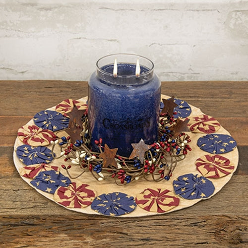 Americana Candle Mat